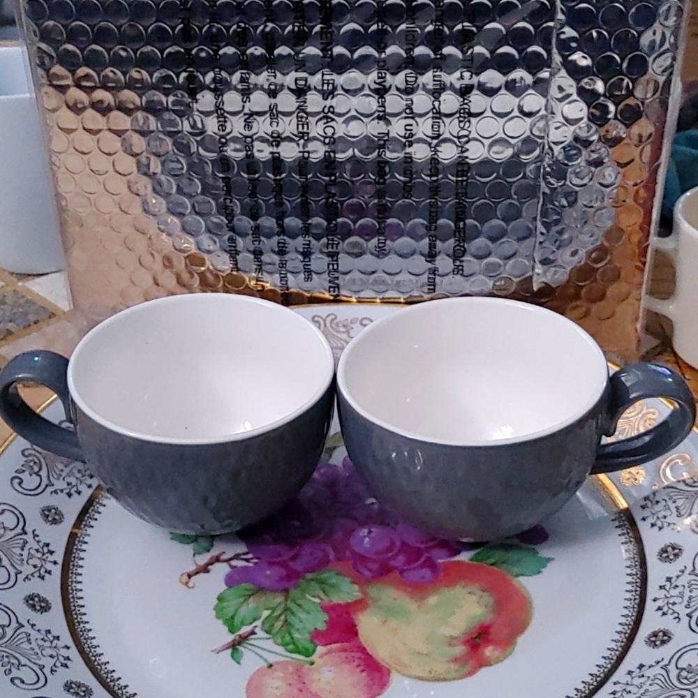 Pair of David's tea cups